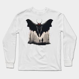 Mothman is Watching Long Sleeve T-Shirt